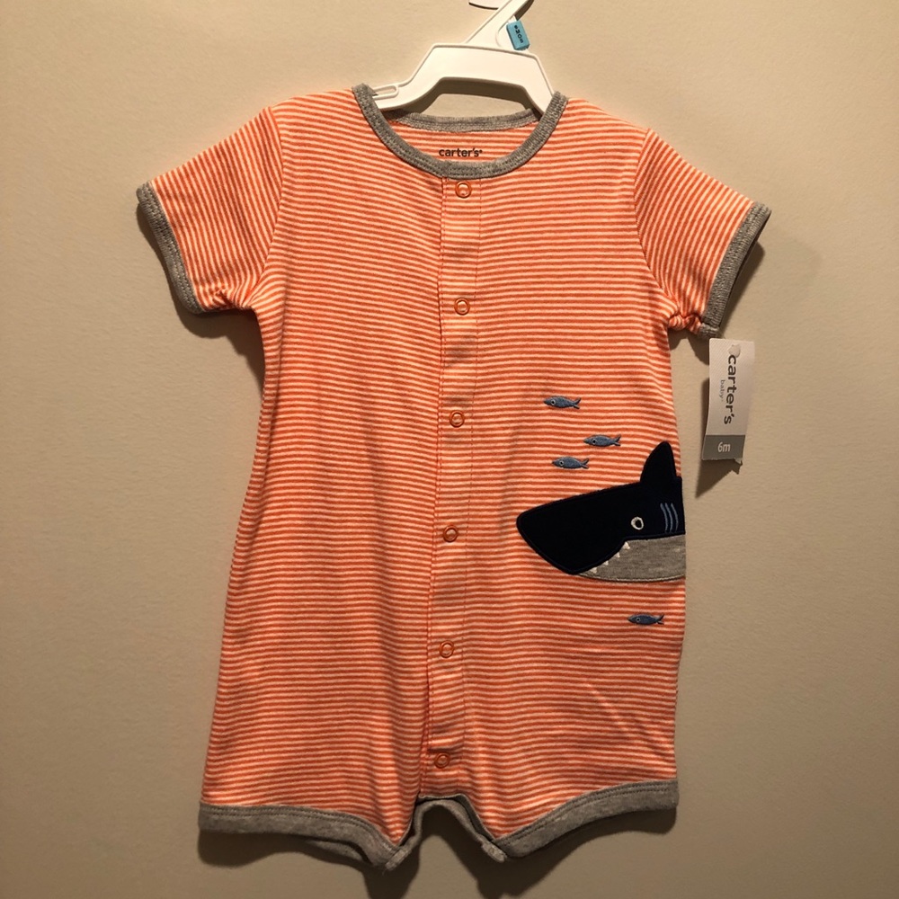 Carter’s baby boy 6 month romper